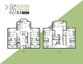 5BR/5BA - E3 Private floor plan